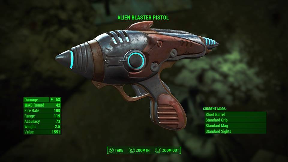 fallout4 alien blaster