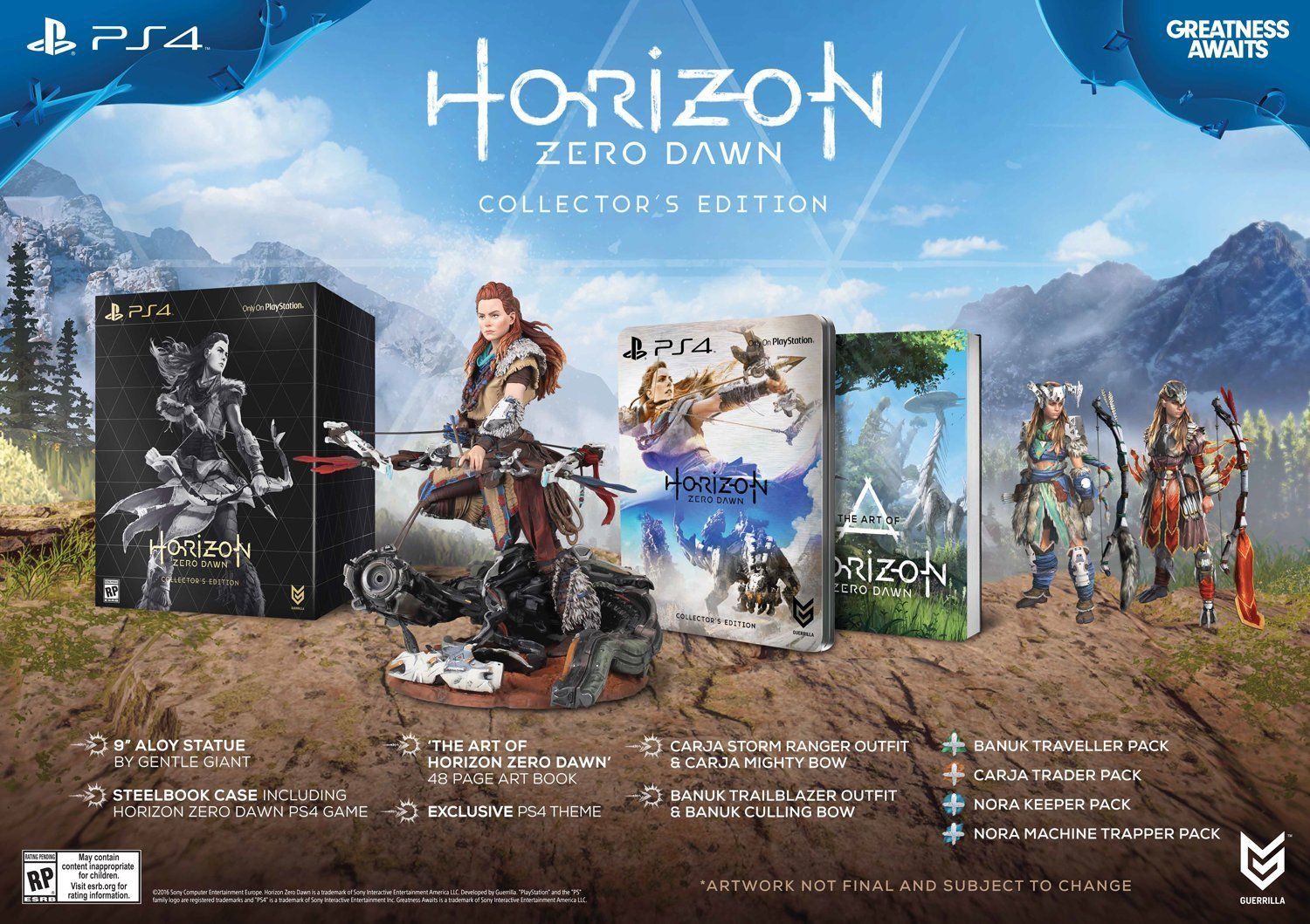 horizon zero dawn collectors edition