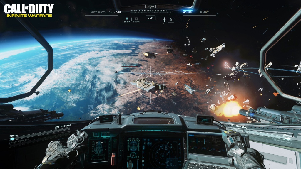 COD IW E3 Ship Assault Space Combat WM