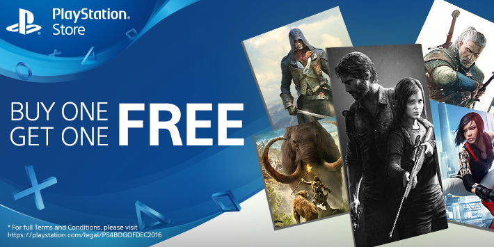 PlayStation Store - Buy One, Get One Free