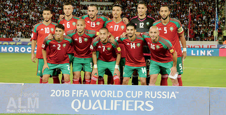 Lions de l Atlas Equipe nationale Maroc Mondial Russie 2018