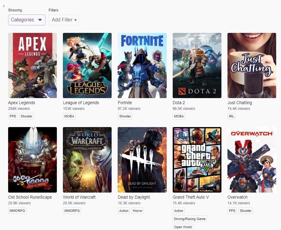 apex legends current twitch viewers
